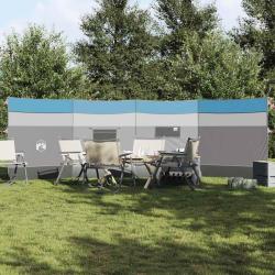 Brise-vent de camping bleu 510x153 cm imperm&eacute;able alsavelo