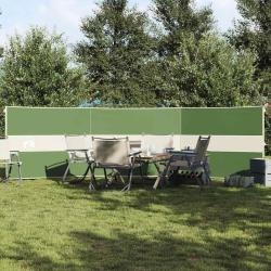 Brise-vent de camping vert 490x123 cm imperm&eacute;able alsavelo