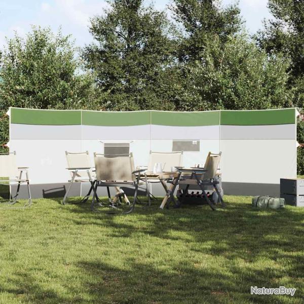Brise-vent de camping vert 510x153 cm impermable alsavelo