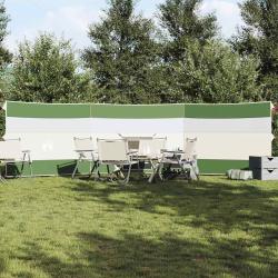 Brise-vent de camping vert 508x130 cm imperm&eacute;able alsavelo
