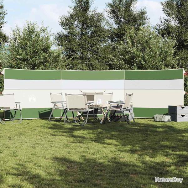Brise-vent de camping vert 508x130 cm impermable alsavelo