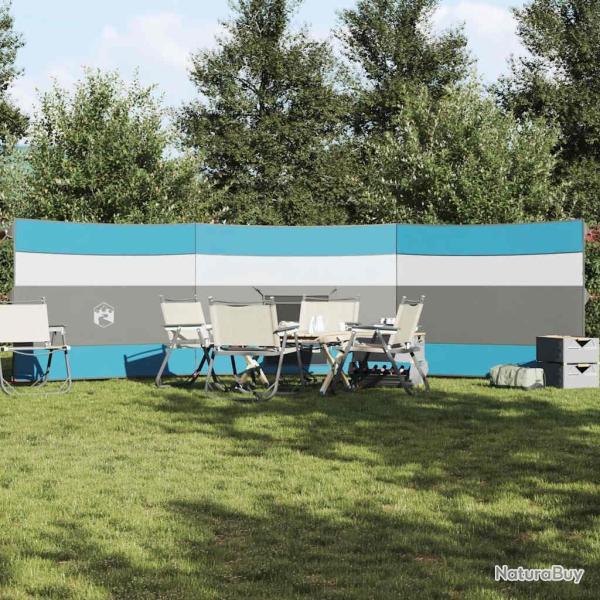 Brise-vent de camping bleu 508x130 cm imperm�able