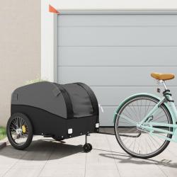 Remorque de v&eacute;lo noir 45 kg fer