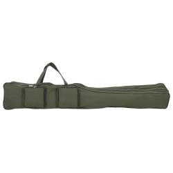 Sac de canne &agrave; p&ecirc;che vert fonc&eacute; 150 cm tissu oxford