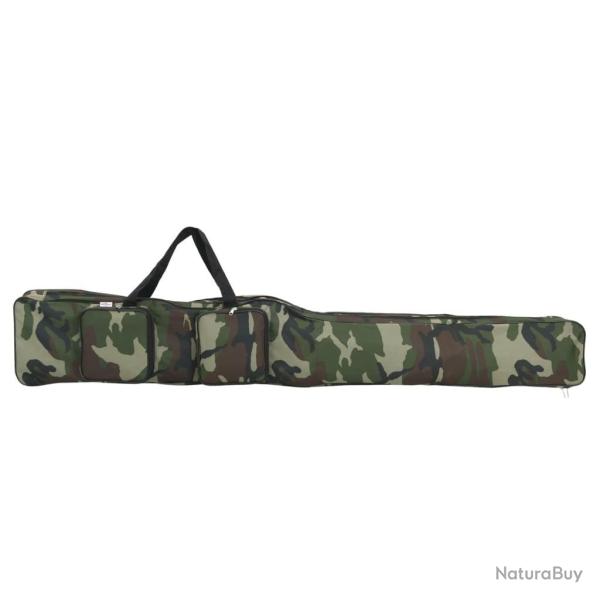 Sac de canne � p�che vert camouflage 160 cm tissu oxford