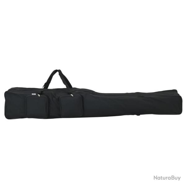 Sac de canne � p�che noir 150 cm tissu oxford