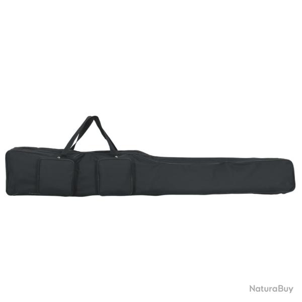 Sac de canne � p�che noir 160 cm tissu oxford