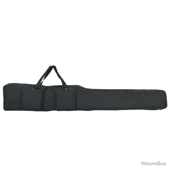 Sac de canne � p�che noir 150 cm tissu oxford