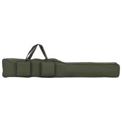 Sac de canne &agrave; p&ecirc;che vert fonc&eacute; 160 cm tissu oxford