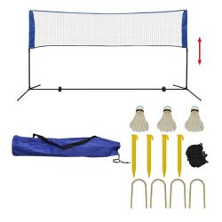 Filet de badminton avec volants 300 x 155 cm alsavelo