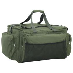 Sac de p&ecirc;che imperm&eacute;able vert fonc&eacute; tissu oxford