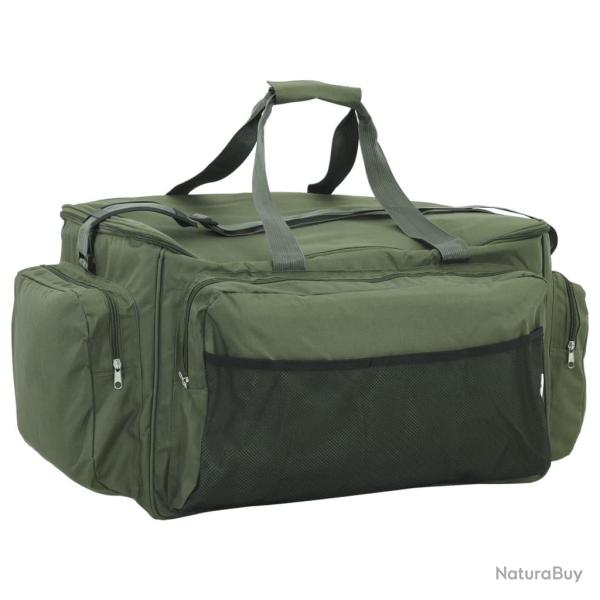 Sac de p�che imperm�able vert fonc� tissu oxford