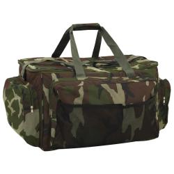 Sac de p&ecirc;che imperm&eacute;able vert camouflage tissu oxford