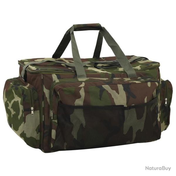 Sac de p�che imperm�able vert camouflage tissu oxford alsavelo