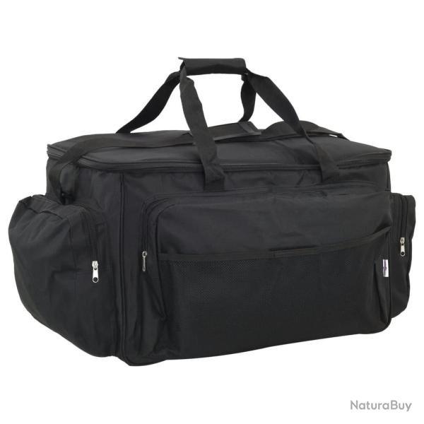 Sac de p�che imperm�able noir tissu oxford