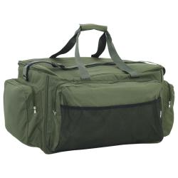 Sac de p&ecirc;che imperm&eacute;able vert fonc&eacute; tissu oxford