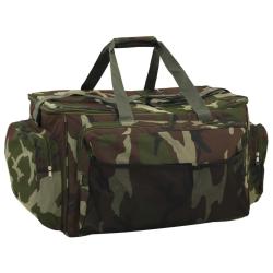 Sac de p&ecirc;che imperm&eacute;able vert camouflage tissu oxford