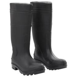 Bottes de pluie noir PVC alsavelo