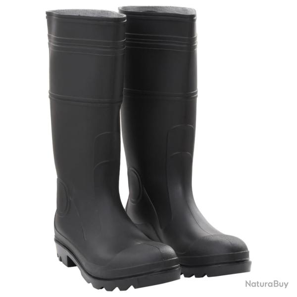 Bottes de pluie noir PVC alsavelo