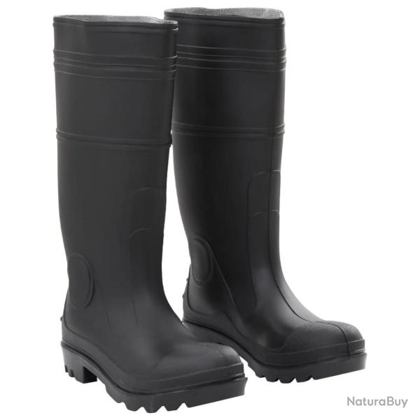 Bottes de pluie noir PVC alsavelo