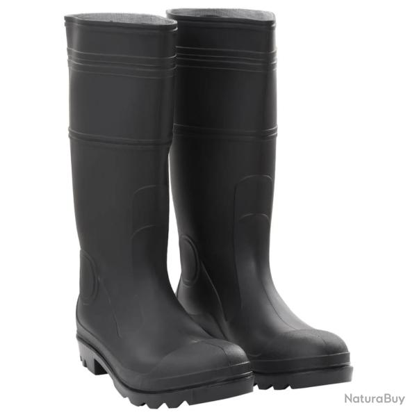 Bottes de pluie noir PVC