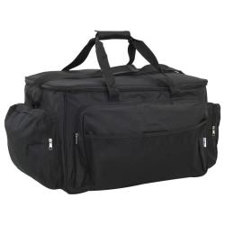 Sac de p&ecirc;che imperm&eacute;able noir tissu oxford