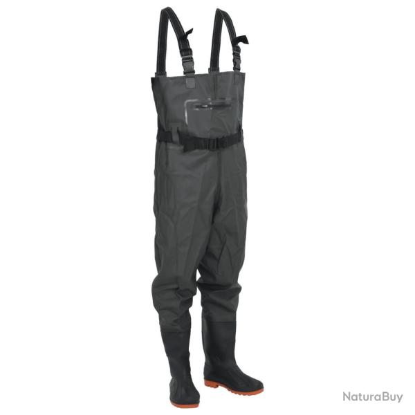 Cuissardes avec bottes et ceinture vert fonc�