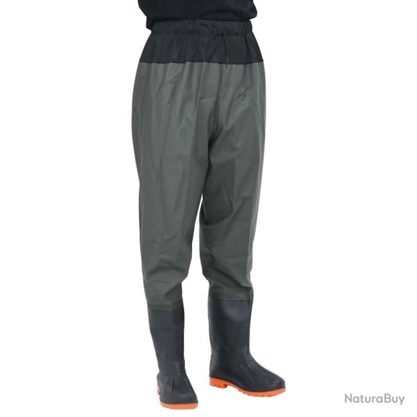 Cuissardes avec bottes vert fonc� alsavelo