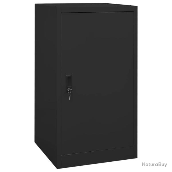 Armoire � selles Noir 53x53x105 cm Acier