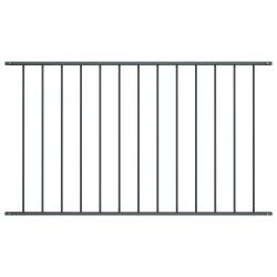 Panneau de cl&ocirc;ture Woerden en acier thermolaqu&eacute; 1,7 x 1,17 m anthracite