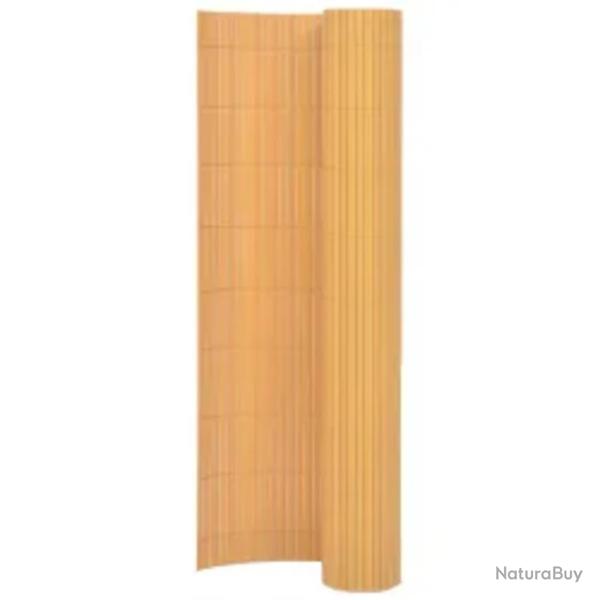 Cl�ture de jardin double face 110x500 cm Jaune