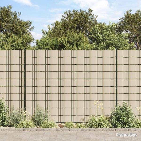 �cran d'intimit� de jardin PVC 70x0,19 m Cr�me