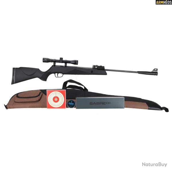 PACK SNOWPEAK CARABINE A AIR COMPRIM� A CHARGEUR ROTATIF 12 COUPS SR1000X CALIBRE 4.5 MM. 19 JOULES