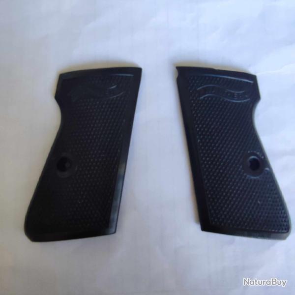 Vend plaquette origine  Walther PP noire
