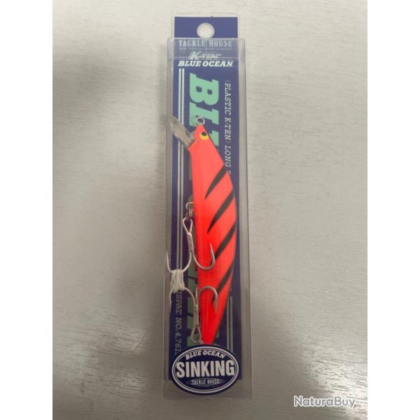 !! NEUF !! LEURRE TACKLE HOUSE BKS 90 col RED STRIPES