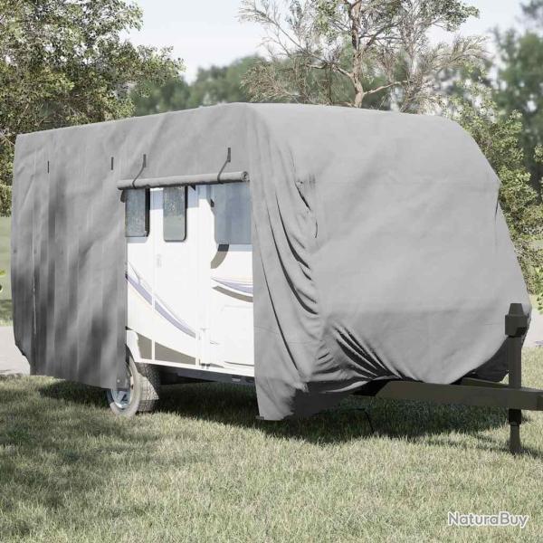 Housse de caravane gris 610x250x220 cm tissu non tiss�