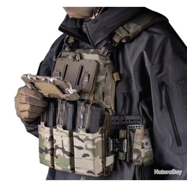 Porte Telephone Gilet Tactique - TAN - SKX INDUSTRIES