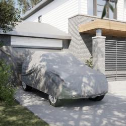 Housse de voiture SUV compl&egrave;te gris L tissu non tiss&eacute; alsavelo