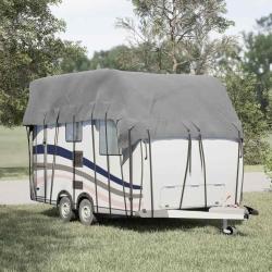 Housse de toit de caravane gris 600x300 cm tissu non tiss&eacute;