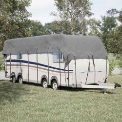 Housse de toit de caravane gris 900x300 cm tissu non tiss&eacute;