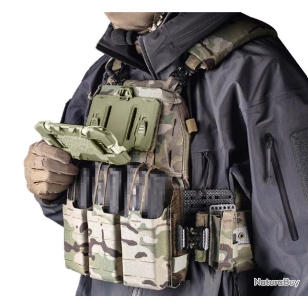 Porte Telephone Gilet Tactique - VERT - SKX INDUSTRIES