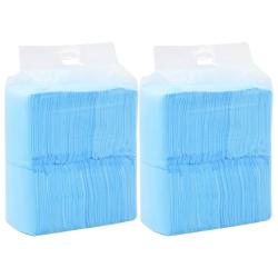 Tapis d'hygi&egrave;ne pour chiens 200 pcs 60 x 60 cm Tissu non tiss&eacute;