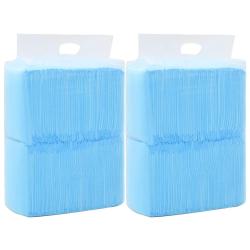 Tapis d'hygi&egrave;ne pour chiens 200 pcs 60 x 45 cm Tissu non tiss&eacute;