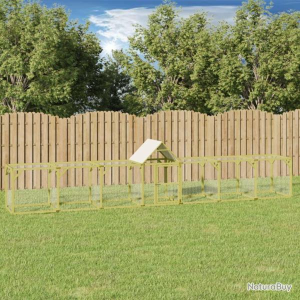 Poulailler 700x100x150 cm Bois de pin massif impr�gn�