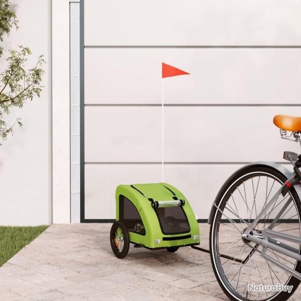 Remorque de v�lo pour animaux de compagnie vert