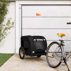 Remorque de v&eacute;lo pour animaux de compagnie noir