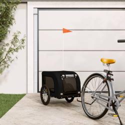 Remorque de v&eacute;lo pour animaux de compagnie noir