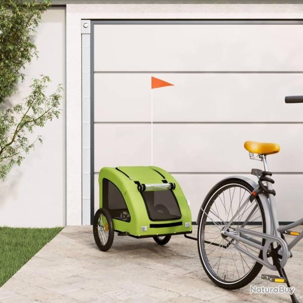 Remorque de v�lo pour animaux de compagnie vert