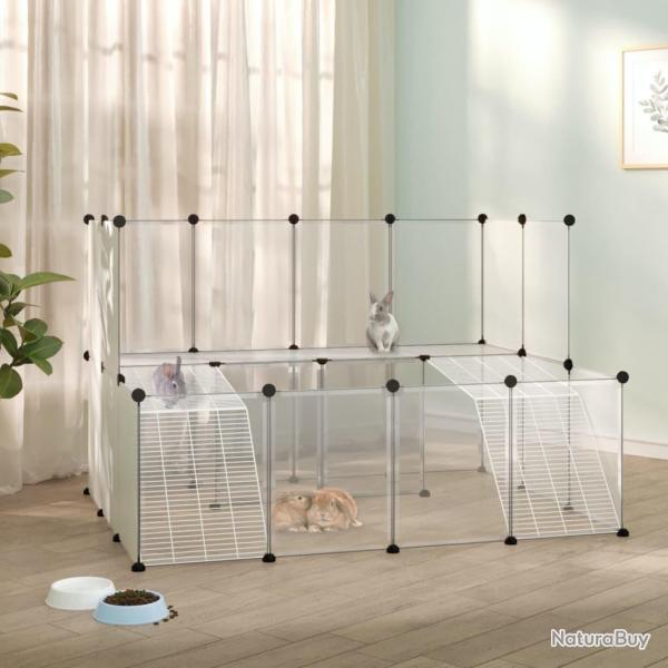 Cage pour petits animaux Transparent 143x107x93 cm PP et Acier