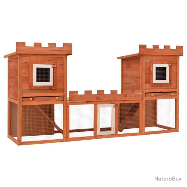 Clapier large d'ext�rieur avec maison double